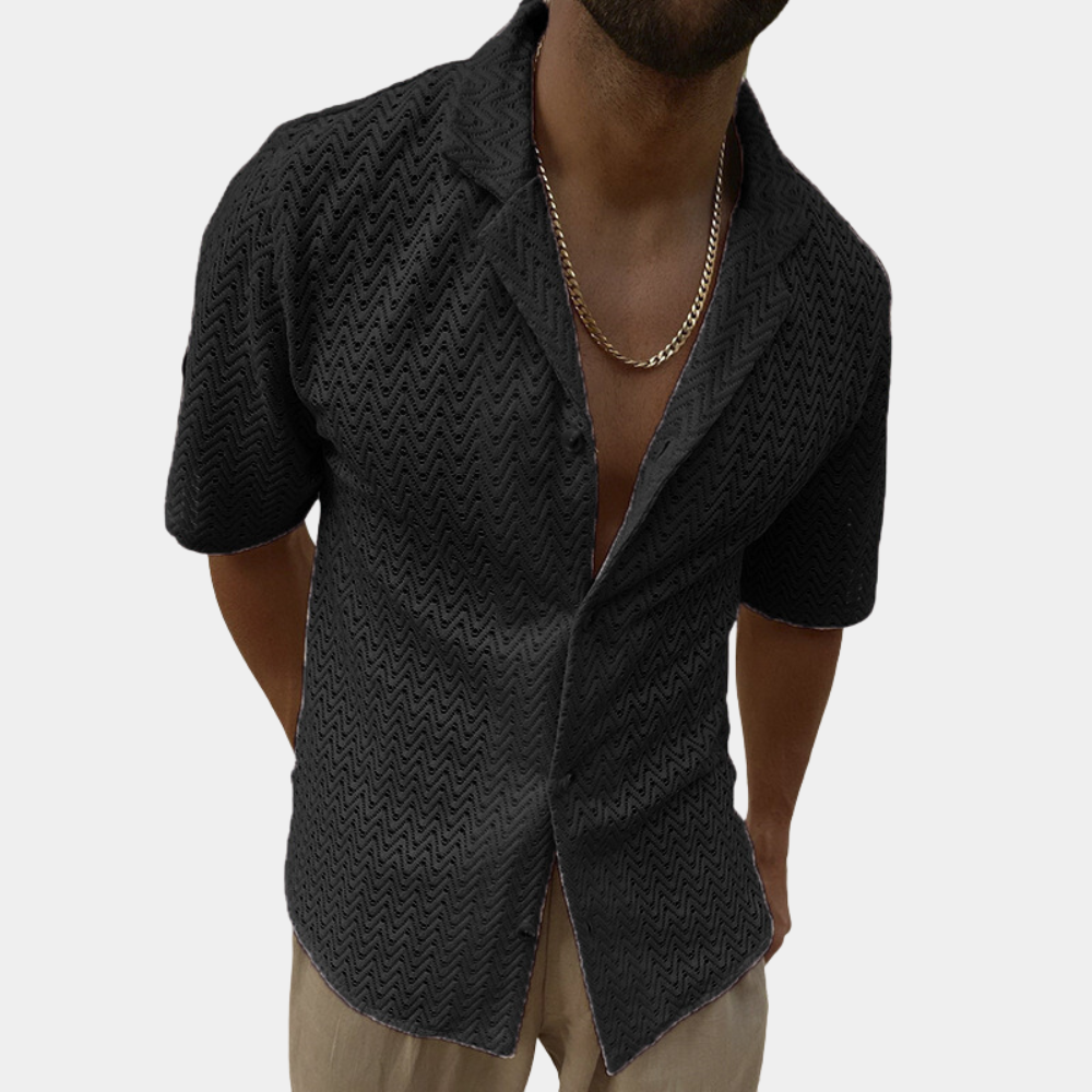 Sommerhemd | Kragen | Knopfleiste | Kurzarmhemd | Herrenhemd