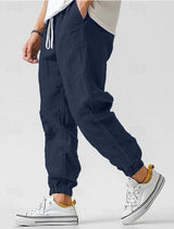 Sommerhose Herren | Jogger Fit & Leicht – Dunkelblau