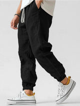 Sommerhose Herren | Jogger Fit & Leicht – Schwarz
