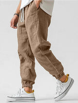 Sommerhose Herren | Jogger Fit & Leicht – Dunkelbraun
