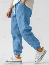 Sommerhose Herren | Jogger Fit & Leicht – Blau