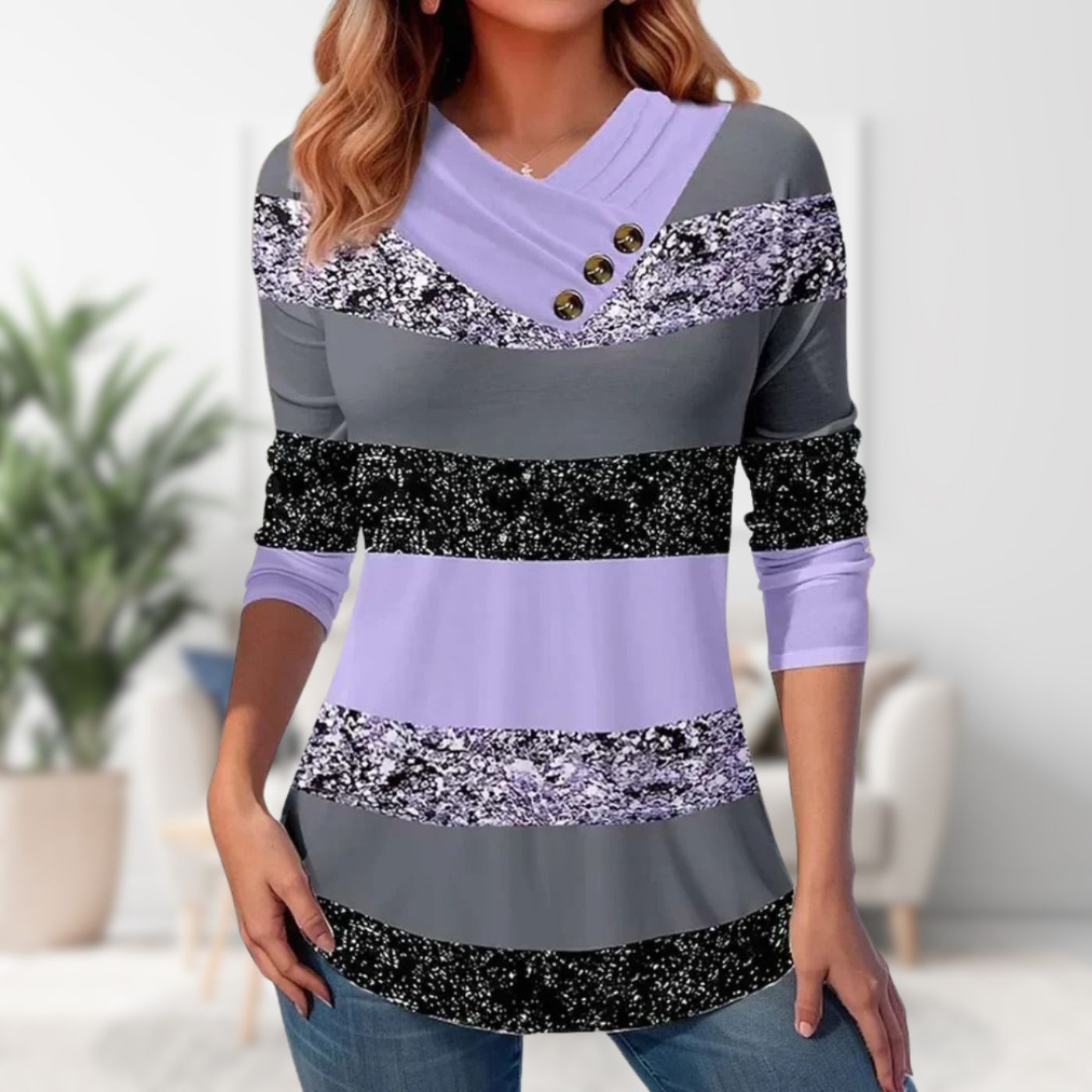 Sophia™ – Stilvoller V-Ausschnitt Pullover