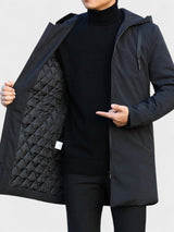 SØREN™ | ELEGANTE WINTERJACKE IN MODERNEM DESIGN – Schwarz