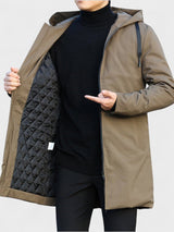 SØREN™ | ELEGANTE WINTERJACKE IN MODERNEM DESIGN – Braun