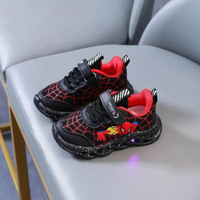 SpiderKicks – Kinder-LED-Superheldenschuhe