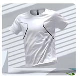 Sport T-Shirt Herren | Kurzarm & Atmungsaktiv – Weiß