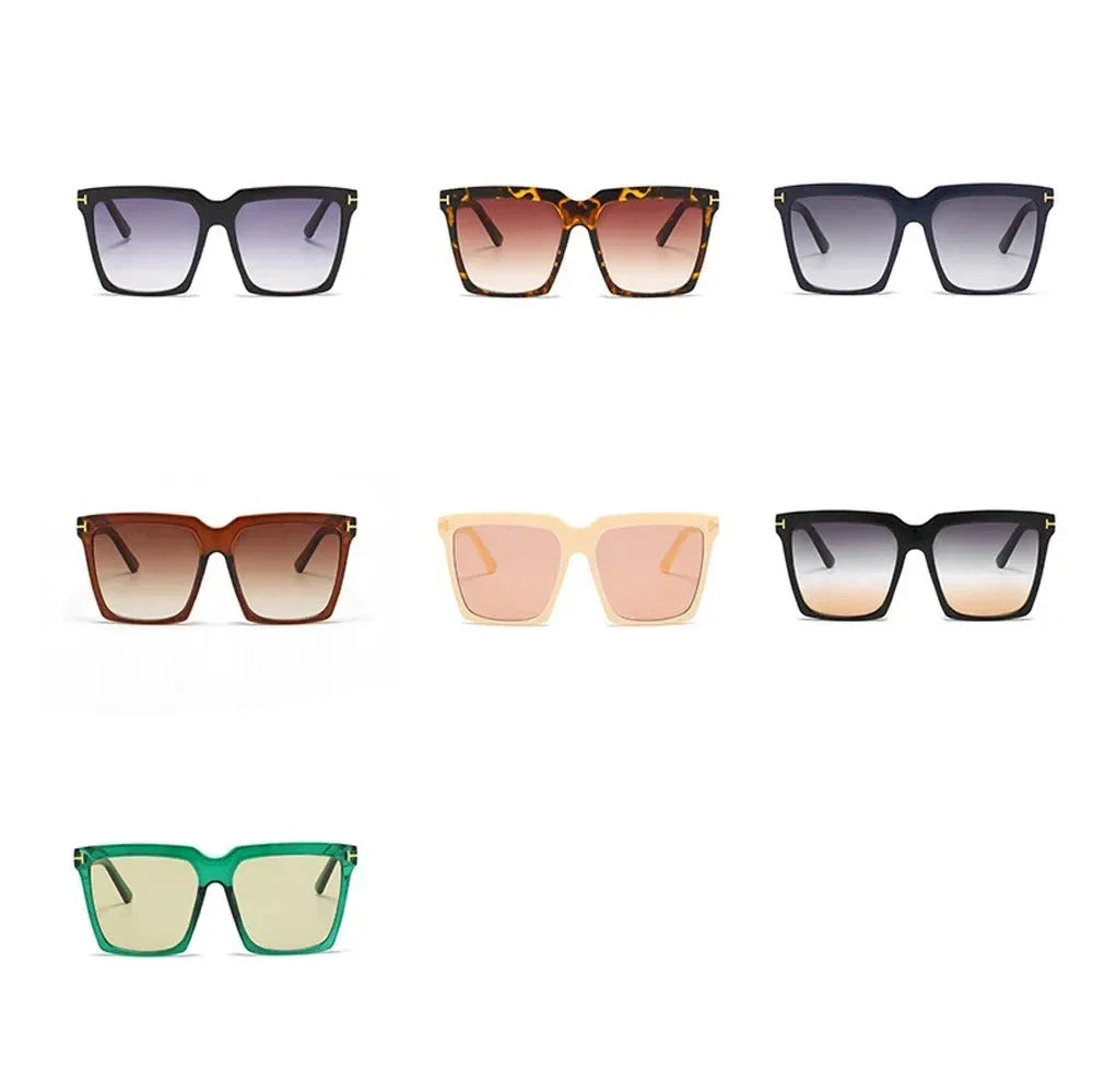 Quadratische Retro-Sonnenbrille