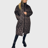 Steppjacke Damen | Wendbar & warmes Tragegefühl – Braun