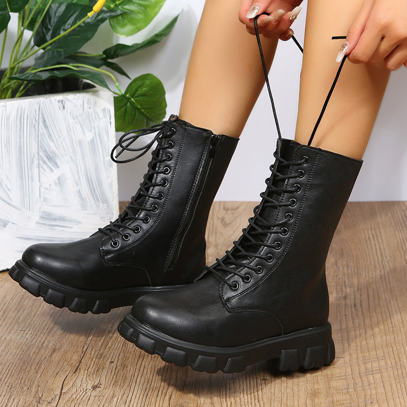 Stilvolle Plateau Boots für Elegante Anlässe