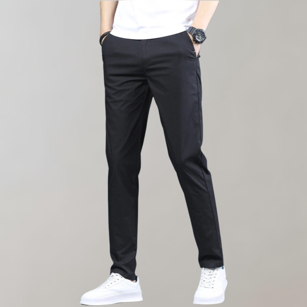 Stretch-Hosen | Skinny | Elastische Taille | Chino-Hosen | Herrenhosen