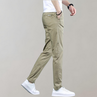 Stretch-Hosen | Skinny | Elastische Taille | Chino-Hosen | Herrenhosen