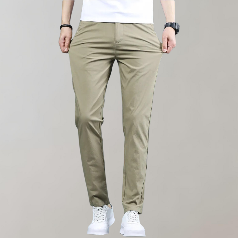 Stretch-Hosen | Skinny | Elastische Taille | Chino-Hosen | Herrenhosen