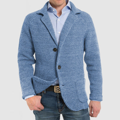 Strickjacke | Button-Up | V-Ausschnitt | Strickjacke | Herrenjacke