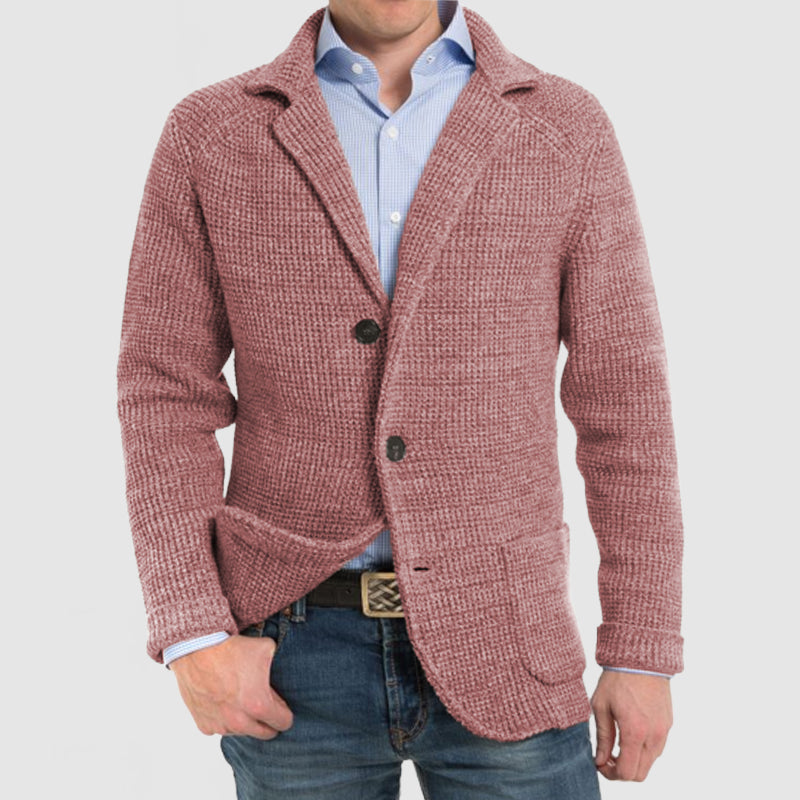 Strickjacke | Button-Up | V-Ausschnitt | Strickjacke | Herrenjacke
