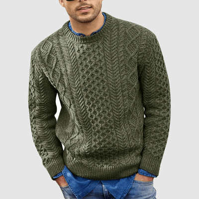 Strickpullover - Warm - Rundhalsausschnitt - Strickpullover - Herrenbekleidung