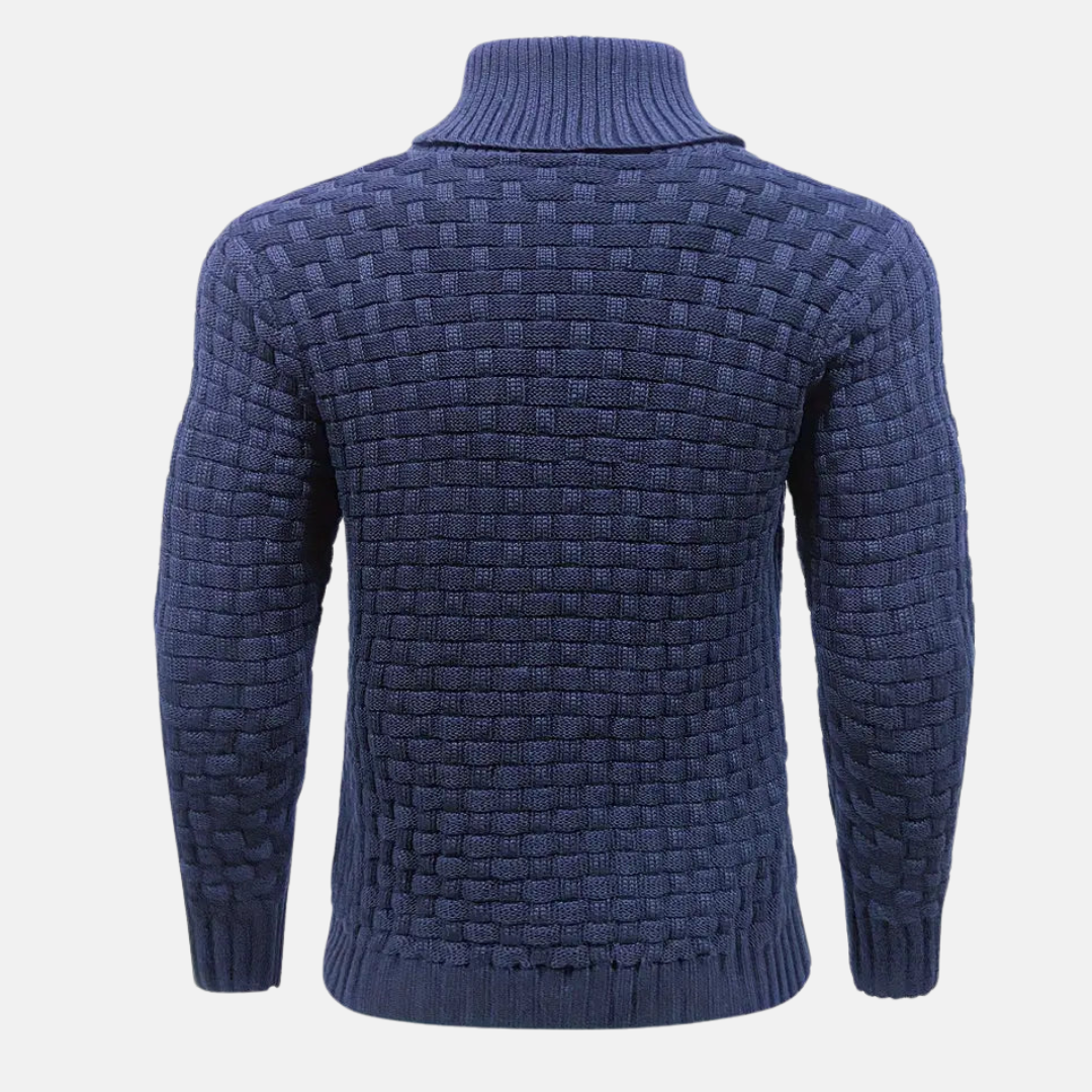Strickpullover mit Schalkragen für Eleganz