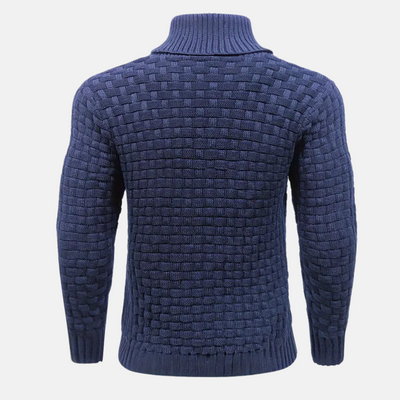 Strickpullover mit Schalkragen für Eleganz