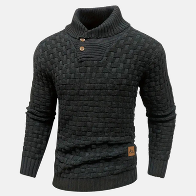 Strickpullover mit Schalkragen für Eleganz