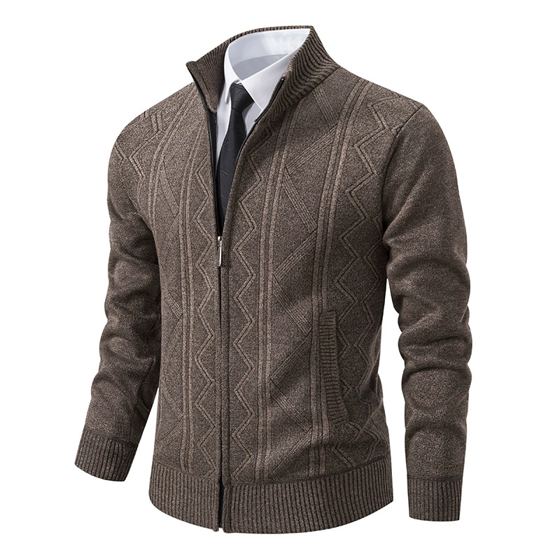 Stylische Strickjacke mit Reißverschluss für Winter