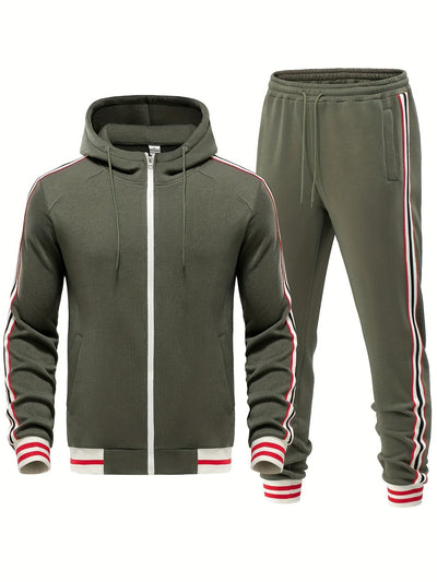Stylischer Trainingsanzug mit Modernem Streifenlook