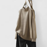 Mia | Stilvoller Und Gemütlicher Strickpullover Für Damen – Khaki