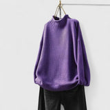 Mia | Stilvoller Und Gemütlicher Strickpullover Für Damen – Lila