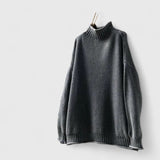Mia | Stilvoller Und Gemütlicher Strickpullover Für Damen – Grau