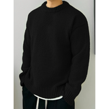 Sweatshirt Herren Rundhals | Zeitloser Look & Warmes Tragegefühl – Schwarz