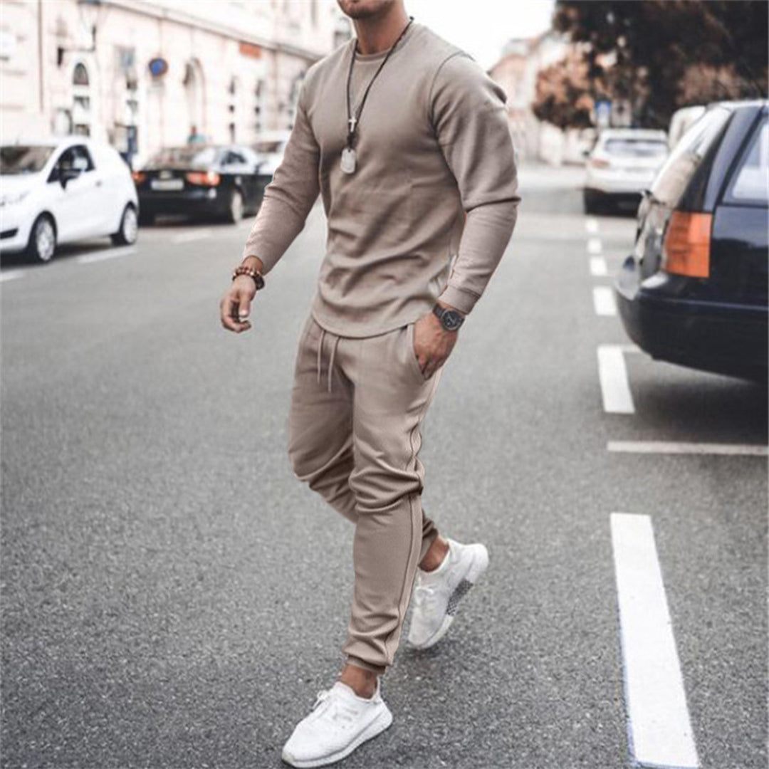 Sweatshirt und Jogger Set | Casual | Trainingsanzug | Zweiteiliges Set | Herrenbekleidung