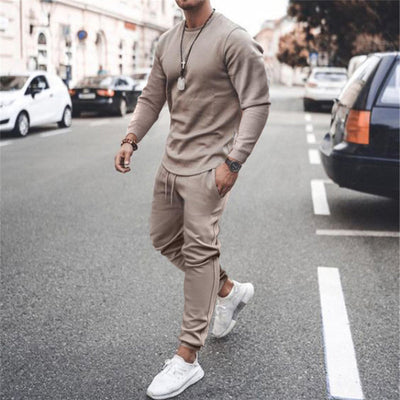 Sweatshirt und Jogger Set | Casual | Trainingsanzug | Zweiteiliges Set | Herrenbekleidung