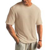 T-Shirt Herren | Struktur-Optik & Atmungsaktiver Komfort – Khaki
