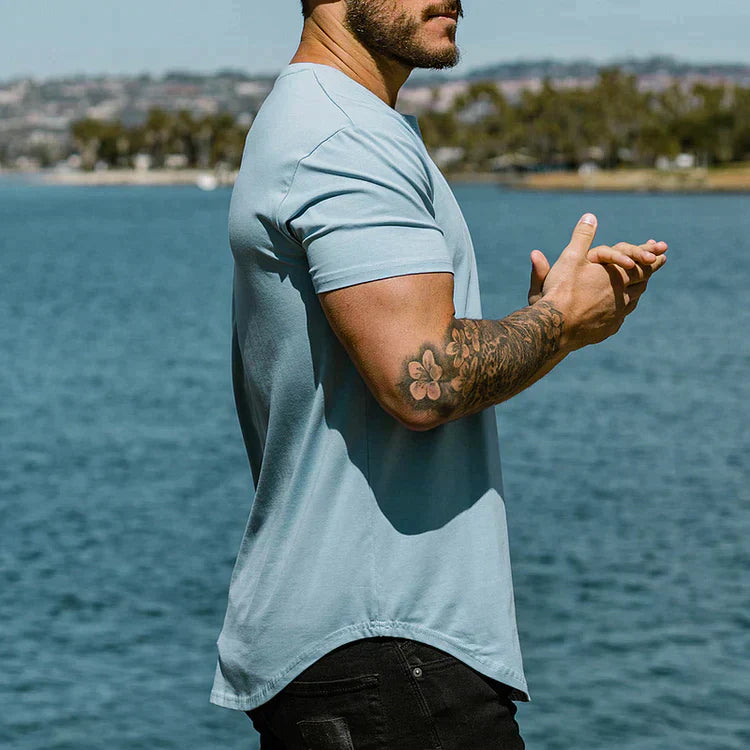 T-Shirt | Kurzarm | Rundhalsausschnitt | Slim-Fit-T-Shirts | Herren-T-Shirts