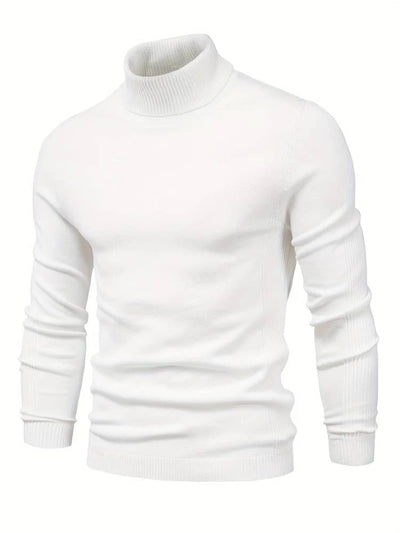 Hochwertiger Herren Rollkragenpullover | Slim Fit | Weiche Merinowolle