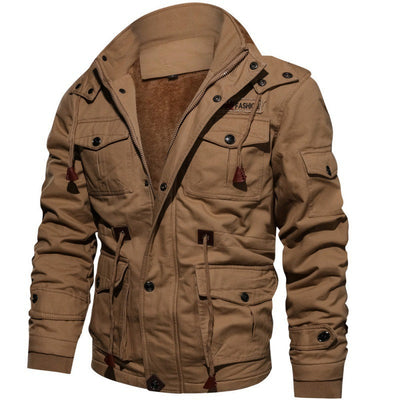 Herren Winterjacke mit Fleecefutter - Warm und Wasserdicht