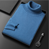 Armin | Herren Lässiger Rollkragenpullover für den Frühling – Blau