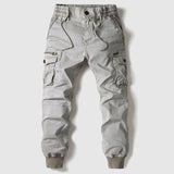Martin | Herren Frühlings Cargo Joggerhose Mit Taschen – Grau