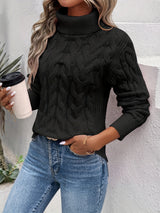 Taillierter Damenpullover - Marta – Schwarz
