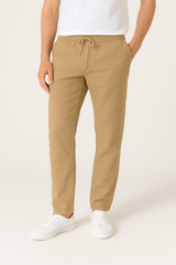 Tapered Hose Herren | Kordelzug & Bequemer Sitz – Khaki