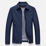 Rodeel | Schlichte All-Season-Jacke mit elegantem Schnitt – Marineblau