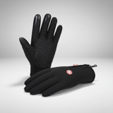 Handschuhe mit Touchfunktion und Grip – Schwarz