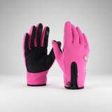 Handschuhe mit Touchfunktion und Grip – Rosa