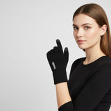 Touchscreen-Handschuhe mit Innenfutter – Schwarz