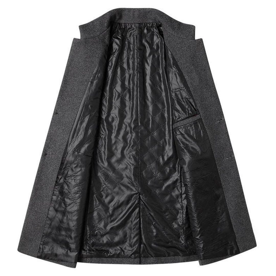 Trenchcoat aus Wolle - Einreihig - Mittellang - Trenchcoat - Herrenjacken