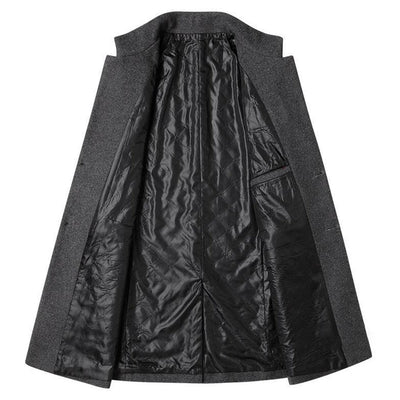 Trenchcoat aus Wolle - Einreihig - Mittellang - Trenchcoat - Herrenjacken