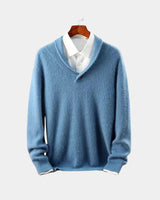 TROELS™ | KLASSISCHER PULLOVER – Blau