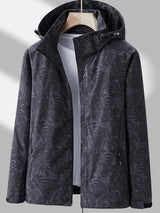 Übergangsjacke Damen | Abnehmbare Kapuze & Winddichter Schutz – Schwarz