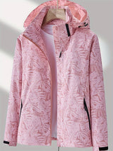 Übergangsjacke Damen | Abnehmbare Kapuze & Winddichter Schutz – Rosa