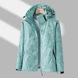 Übergangsjacke Damen | Abnehmbare Kapuze & Winddichter Schutz – Grün