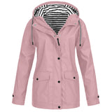 Übergangsjacke Damen | Jacke Damen | Kapuze & Windschutz bei jedem Schauer – Rosa