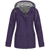 Übergangsjacke Damen | Jacke Damen | Kapuze & Windschutz bei jedem Schauer – Lila
